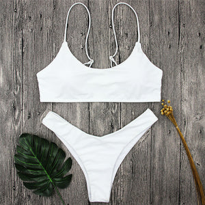 Brazilian Swimsuit Swimwear Beachwear Two Pieces Bra Panties Tankini Bathing